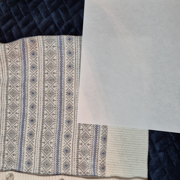 L.L. Bean Cotton & Cashmere Fair Isle Cardigan Size Small Petite, New With Tags! - Picture 10 of 16